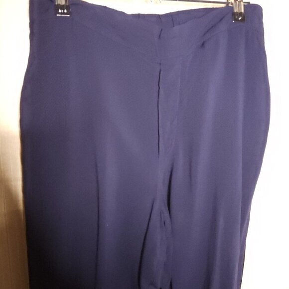 Baldwin Womens Flowy Navy Blue Tapered pants Small - Picture 5 of 9